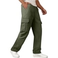 thumbnail image 3 of Ceisia Pantalon Habillé pour Homme, Coupe Droite Ajustée, Formel, avec devant Enveloppant, Structuré, Infroissable, Multicolore, 3 of 6