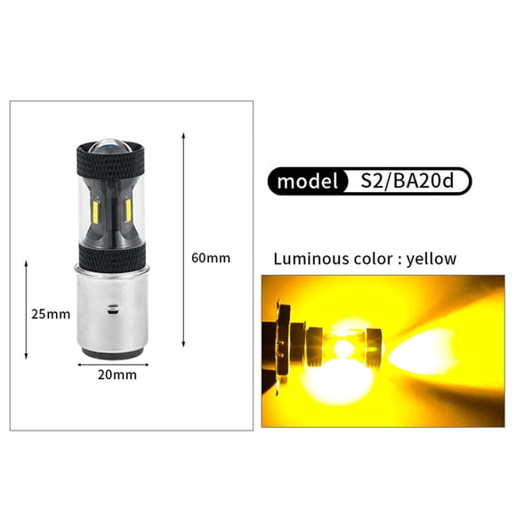 EGNMCR Motorcycle LED Light 36W High/Low Conversion Kit Replacement Xenons White Light Picture Puzzle