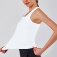 thumbnail image 4 of Timegard Womens Yoga Tank Tops Quick Dry Round Neck Sleeveless Rackback Workout Running Gym Top Trackshirts, 4 of 5