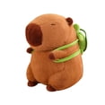 thumbnail image 1 of HILABEE Capybara Stuffed Toy Collectible Comfortable Realistic Capybara Plush Toy with 33cm, 1 of 9
