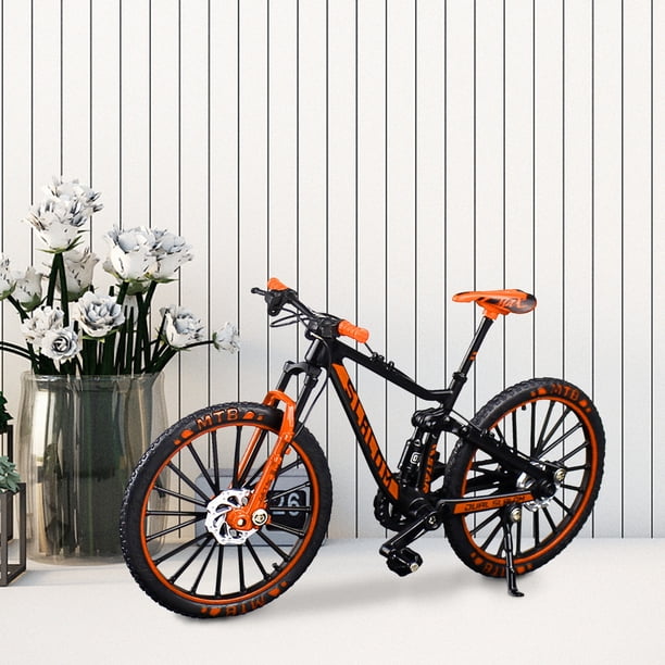 Mini Vélo De Doigt EIMZU échelle 1/10 En Alliage – Dirigeable, Pédales Mobiles, 17,5 Cm