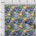 thumbnail image 2 of oneOone Rayonne Vert Olive Tissu Rétro Bouteille Soda Cap Robe Tissu Tissu Imprimé par la Cour 56 Pouces Large-Ck, 2 of 5
