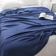 Dvkptbk Weighted Blanket,Cool Cotton Size Blanket Lightweight Breathable Spring Blanket Of Rayon Derived From for Hot Sleepers Luxury Throws for Bed Couch And