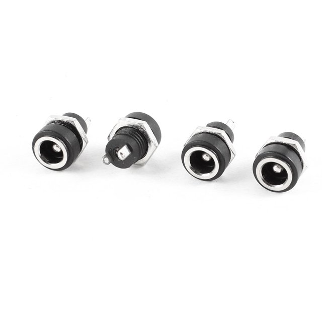 Unique Bargains 5 Pcs Support PCB 2 Bornes Prise Centrale 2.5mm DC
