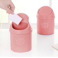 thumbnail image 4 of Chmadoxn Garbage Can, Trash Can Mini Desktop Trash Can Home Kitchen Desk Trash Can With Lid Debris Storage Cleaning Push-type Double Bucket Hidden Garbage Bag garbage can, 4 of 6