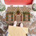 thumbnail image 1 of Tapis de Noël Tapis de Sol de Noël Accessoire Photo Tapis de Sol Tapis de Noël Tapis de Bienvenue de Noël Couverture en Cuir Couverture Extérieure Jeté Tufté Couverture Foncée, 1 of 3