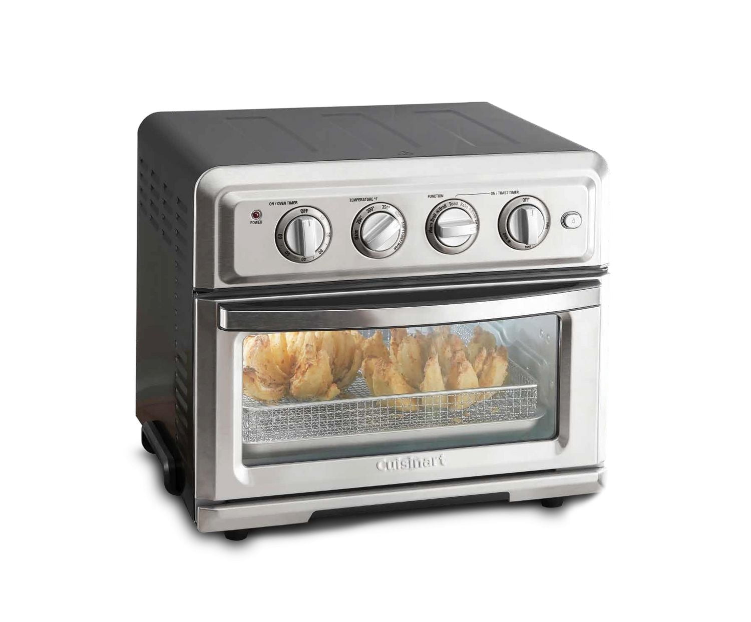 Cuisinart Air Fryer + Convection Toaster Oven by Cuisinart, 7-1 Oven with Bake, Grill, Broil & Warm Options, Stainless Steel, TOA-55C