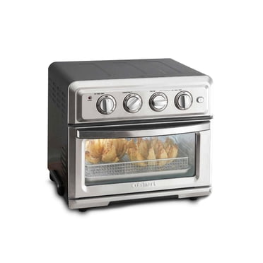 Cuisinart Air Fryer + Convection Toaster Oven by Cuisinart, 7-1 Oven with Bake, Grill, Broil & Warm Options, Stainless Steel, TOA-55C