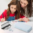 thumbnail image 3 of EARKITY Pencil Box, Large Capacity Pencil Cases, Hard Pencil Case, Crayon Box with Snap-tight Lid Stackable Design, Plastic Storage Box for Office Home School Classroom Supplies, 3 of 4