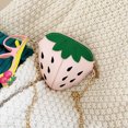 thumbnail image 3 of XZNGL Kids Girls Fashion Cute Cartoon Strawberry Pattern Shoulder Crossbody Chain Bag Childrens Coin Purse, 3 of 9