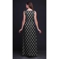 thumbnail image 3 of Bimba Block Women Long Tank MaxiDress Round Neck Printed Party Gown-X-Large, 3 of 6