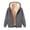 Dark Gray fleece lined hoodie, variant on CFLVAEK Sherpa Fleece Lined Hoodies for Women Thick Winter Warm Hooded Jackets Cozy Full Zip Up Hoodie Sweatshirts Solid Color Long Sleeve Fall Sweatshirt with Pockets Red L