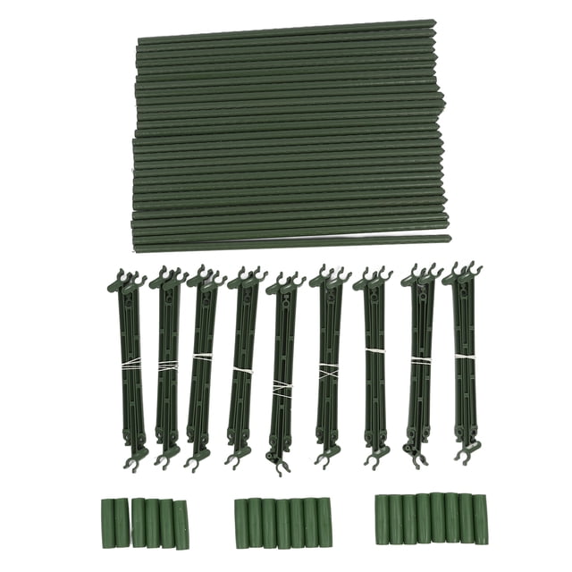 YOUTHINK Tomato Cage 3 Pieces Steel Core Triangular Plant Stakes Garden Support