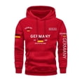 thumbnail image 1 of Men's Fall Winter Hooded Drawstring Sweatshirt Loose Fit Casual Sweater for Everyday Leisure, 1 of 2
