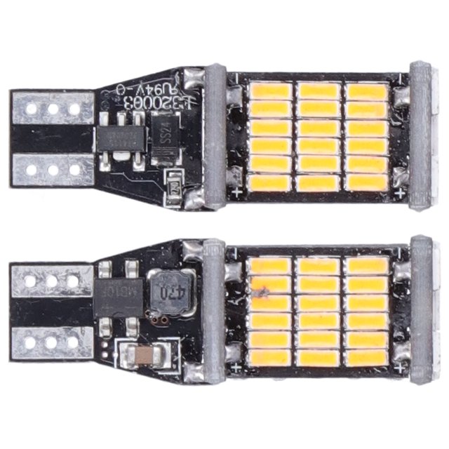 Car LED Bulb, Reversing Parking Lights, 2pcs Car LED Bulb Reversing Parking Lights Repair Maintenance Automobile Component For T15 W16W Model