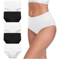 thumbnail image 1 of Soki Culottes pour Femmes 5 Pcs en Coton Taille Haute en Liquidation, 1 of 5