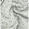 thumbnail image 1 of Soimoi Green polyester Crepe Fabric Stars Star Print Fabric by the Yard 52 Inch Wide, 1 of 6