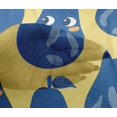 thumbnail image 4 of oneOone Viscose Chiffon Blue Fabric Fruits Sewing Material Print Fabric By The Yard 42 Inch Wide, 4 of 4