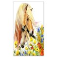 thumbnail image 2 of Design Art - Horse and Foal with Meadow, 2 of 3