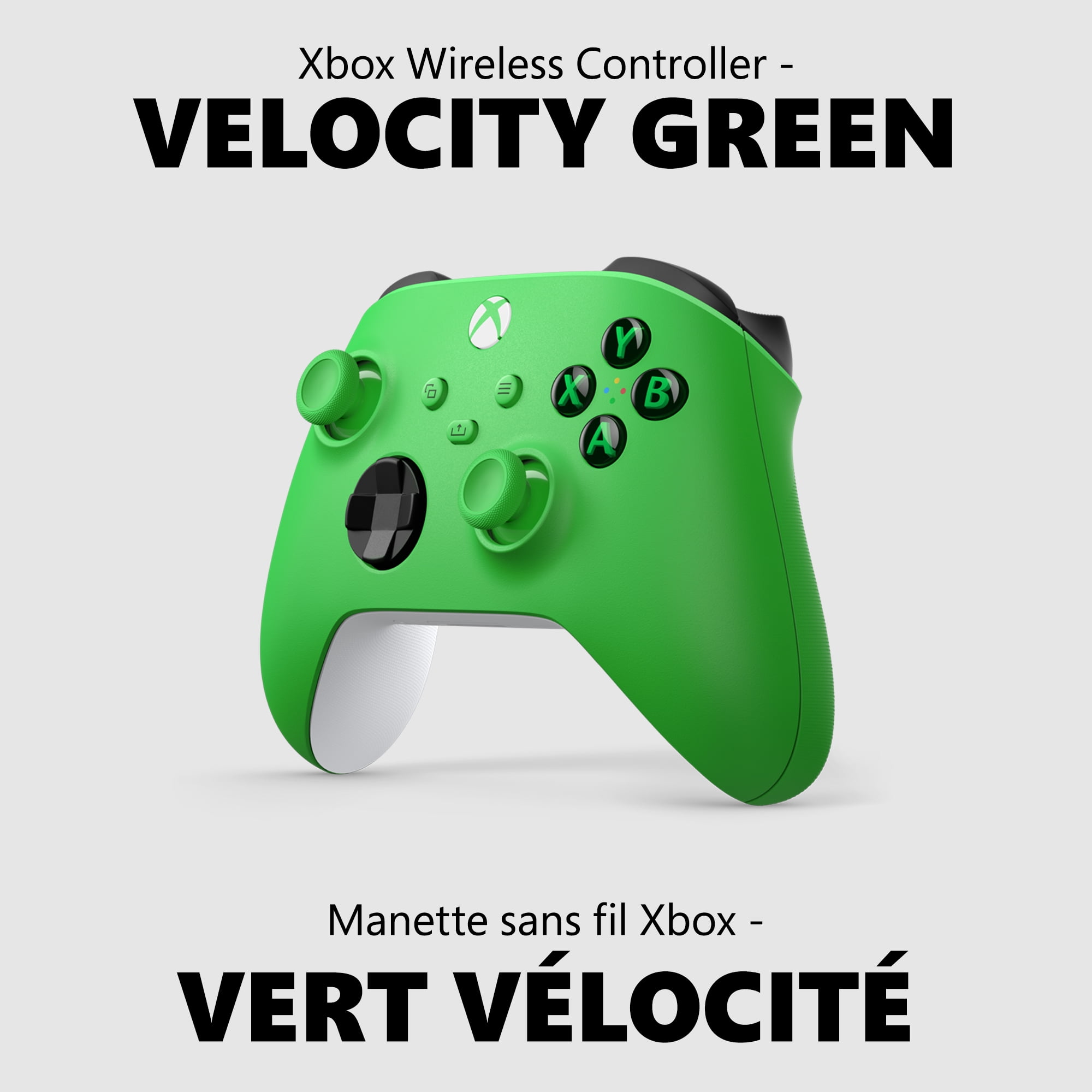 Manette sans fil Xbox – Velocity Green pour la Xbox Series X|S, la Xbox One et les appareils Windows