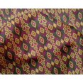 thumbnail image 4 of oneOone Silk Tabby Fabric Paisley Ikat Fabric Prints By Yard 42 Inch Wide, 4 of 4
