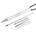 thumbnail image 1 of Bracelets Parachute Corde Aiguilles à Tricoter Kit de Pointe en Aluminium Bricolage Tissage ToolSilver 6pcs/set, 1 of 9