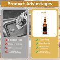 thumbnail image 4 of Dznils 6 Pack Coffee Syrup Pump Dispenser with Tip Cover for 750ml Bottles, Gold, 4 of 9