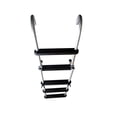 thumbnail image 2 of Pactrade Marine Pontoon Boat Removable Folding Ladder 5 Step Anodized Aluminum Tubing 300lbs, 2 of 4