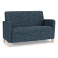 thumbnail image 1 of Lesro Ravenna Reception Loveseat in Blue, 1 of 5