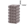 thumbnail image 3 of 6 Piece Soft Absorbent Cotton Towel Set | 27x12 Inch Hand & Face Towels | Multipurpose for Gym, Spa, Beauty & Home | White, Blue, Coffee Colors, 3 of 7
