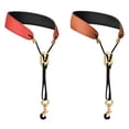 thumbnail image 3 of Leather Saxophone Neck Strap for Soprano Tenor Alto Baritone Sax Multi Color Brown, 3 of 5
