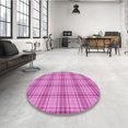 thumbnail image 4 of Ahgly Company Machine Washable Indoor Rectangle Transitional Violet Purple Area Rugs, 3' x 5', 4 of 7