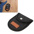 thumbnail image 4 of Plectrum Holder Case, Wool Felt Anti-Falling Guitar Pick Bag Pouch Durable Portable  For Storage Black,Grey, 4 of 8