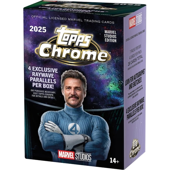 2025 Topps Marvel Studios Chrome Value Blaster Box