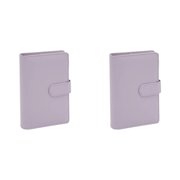 CUITING Journaling Notebooks 6 Ring A6 Mini Budget Saving Notebook Planner with 80 Lined Sheets  Composition Notebook Wide Ruled