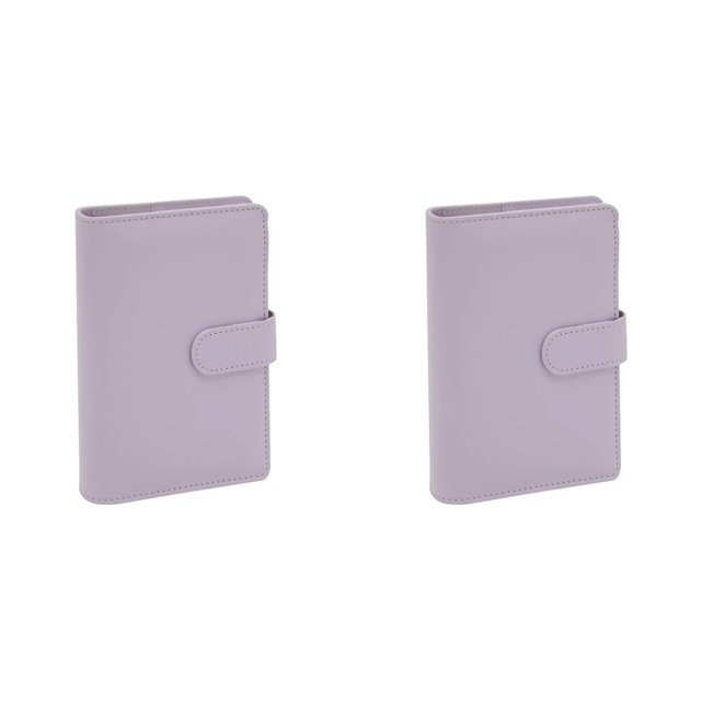 CUITING Journaling Notebooks 6 Ring A6 Mini Budget Saving Notebook Planner with 80 Lined Sheets Composition Notebook Wide Ruled