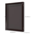 thumbnail image 3 of HOMCOM Jersey Display Frame Case, Acrylic Sports Shirt Shadow Box, 3 of 10