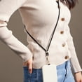 thumbnail image 3 of Artikl Cotton Rope Crossbody Phone Strap with Metal Hardware – Black, 3 of 4