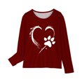 thumbnail image 3 of Birdeem Chemises à Manches Longues pour Filles Chemises à Manches Longues Imprimés Mignons Col Rond Hauts Blouses Décontractées Habillées Vêtements Chemises à Manches Longues pour Filles, 3 of 4