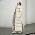 thumbnail image 2 of MASRIN Running Jacket  Womens Basic Hoodie Jackets Solid Color Zip Up Hooded Coats with Pockets Plus Size Loose Outwear Sweatshirts Sweater Stone, 2 of 6