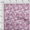 thumbnail image 2 of oneOone Polyester Spandex Purple2 Fabric Tropical Palm Tree Sewing Material Print Fabric By The Yard 56 Inch Wide, 2 of 5