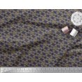 thumbnail image 3 of Soimoi Crepe Silk Fabric Filigree Damask Print Sewing Fabric Yard 42 Inch Wide, 3 of 3