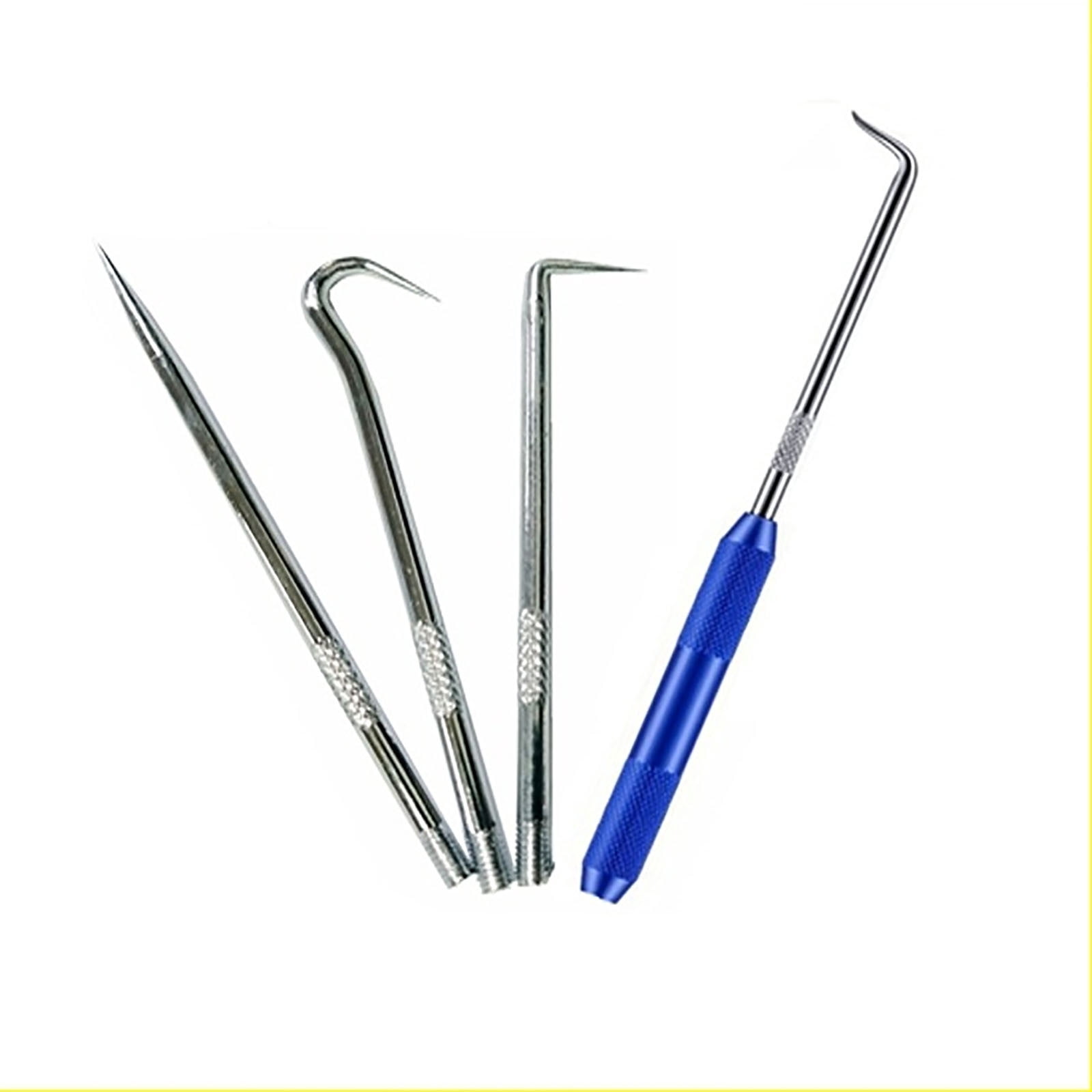 YoGold 2 PCS Car Remover, 8.3 Inches Oil Seal Screwdriver Hook Set, Metal Material Picking and Scribing Puller, Suitable For Most Cars