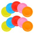 thumbnail image 3 of EIGTHTAIL 50pcs Classic Multicolor Round Disposable Paper Plates Birthday Party Supplies, 3 of 6
