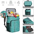 thumbnail image 3 of Scientific Knowledge Insulated Backpack Cooler, Leakproof Lunch Bag with Laboratory and Formula Design for Students, 3 of 6