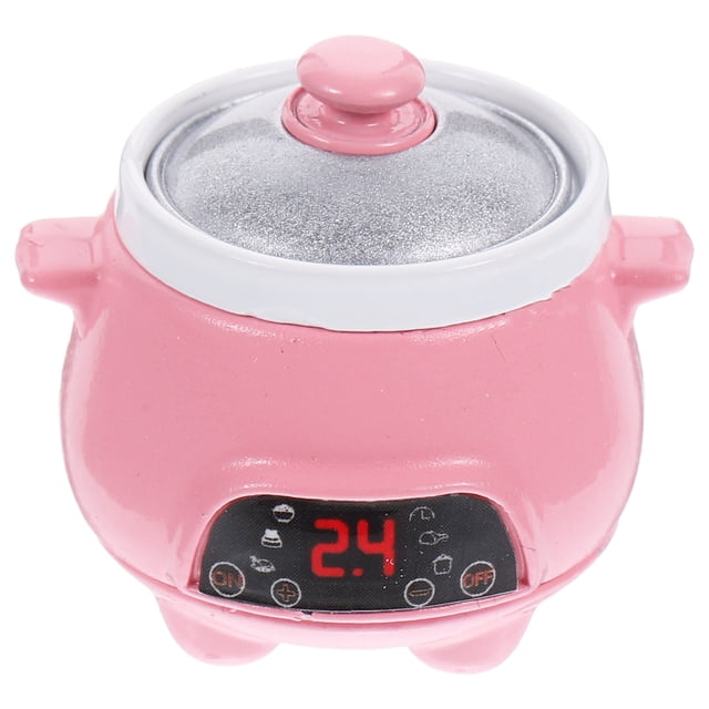 Cuiseur à Riz Miniature Mini Appareil de Cuisine Maison de Poupée Accessoire de Cuisine