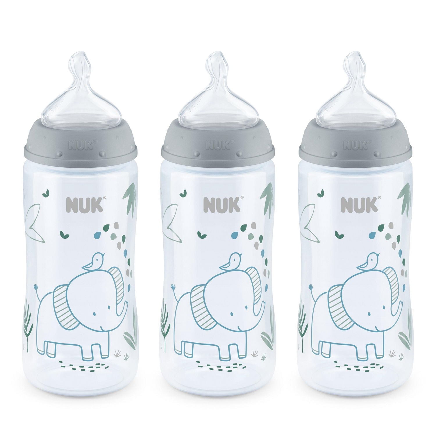 NUK Smooth Flow Anti-Colic Bottles, 3x10oz Bottles