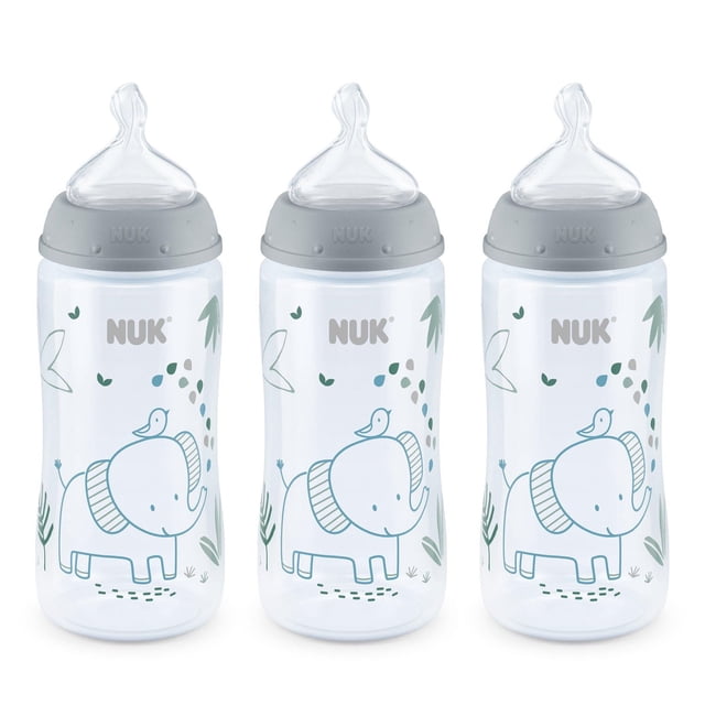 NUK Smooth Flow Anti-Colic Bottles, 3x10oz Bottles