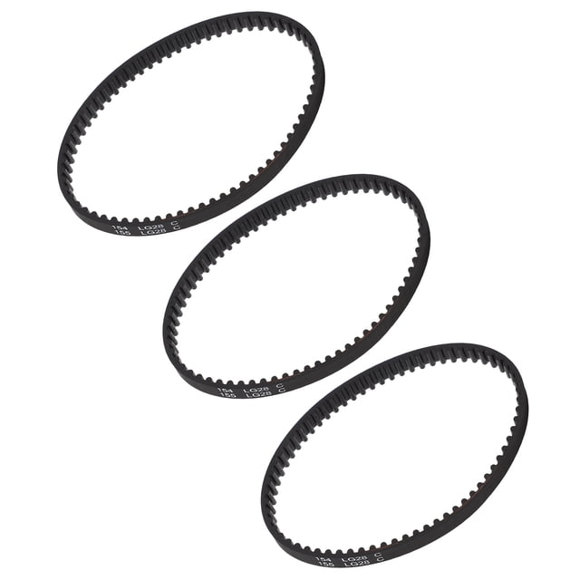 1611130, Perfectly Fit 3 Pcs Vacuum Cleaner Replacement Belt Rubber Vacuum Cleaner Belt Widely Compatible for Carpet Cleaning Machine