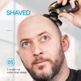 thumbnail image 4 of Head Shavers For Bald Men-Flowind Electric Razor For Men With Led Display, Faster-Charging 5D Floating Waterproof Mens Shaver With Hair Clippers,Nose Hair Trimmer Gold, 4 of 7